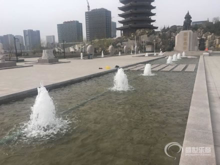 宁夏银川元昊苑涌泉水景